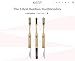 BABOO Bamboo Toothbrush (3 PCS) - BPA Free - Soft Wooden Organic Toothbrushes for Adults (Mix (Ultra Soft, Soft and Medium), 3 PCS of Pack)