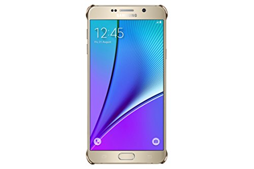 Samsung galaxy note 5 case clear protective cover - gold