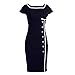 Nautical Sailor Retro Vintage Pinup Pencil Women's Dress