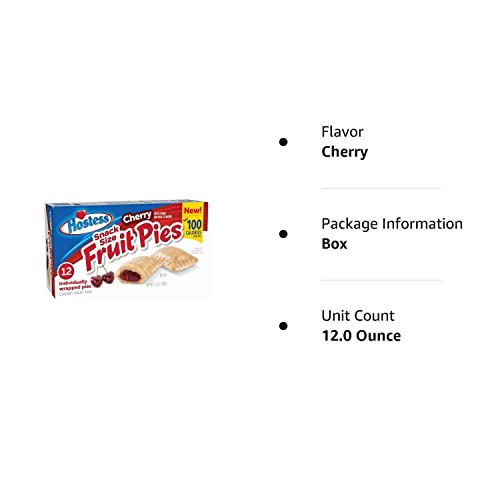 Hostess Snack Size Fruit Pies 12oz (Cherry) Pricepulse
