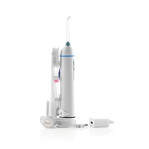 Water Flosser with 3 Attachment Tips and Oral Irrigator for Braces and all Teeth - Great for Removing Plaque and Food Particles - JP51 Solo - Jetpik