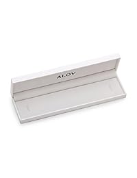 ALOV Joyería Collar de plata de ley con circonita cúbica con el texto "I Love You with All My Heart"