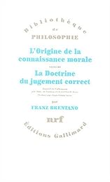 L' origine de la connaissance morale