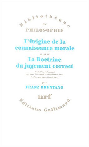L' origine de la connaissance morale
