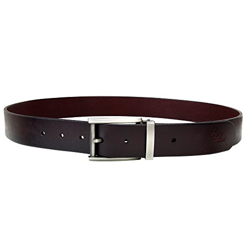 Falari Men's Classic Dress Belt Genuine Leather Belt Enclosed in a Gift Box Brown 9021-BN-S