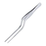 Kitchen Culinary Tweezers - Stainless Steel Offset
