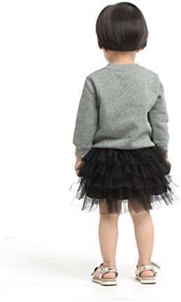 ISPED Girls Summer Skirt, Skirts for Girls with 5-Layer Soft Tutu Style
