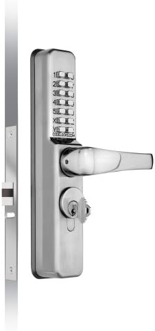 Codelocks Digital Mechanical Pushbutton Narrow Stile Lock Designed for Aluminium Framed Doors by Codelocks