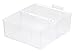 HAN 976-63, Card index box A6 landscape. Innovative, attractive design holds a maximum of 400 cards with steel hinge, translucent clear - various colours to choose from