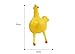 Stress Reliever, Squishy Squeeze Stress Relieve Toys Chicken and Eggs Key Chain Ornaments