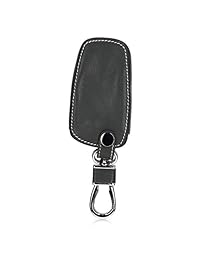 kwmobile - Funda protectora para llave de coche para BMW (piel sintética, 3 botones), color gris
