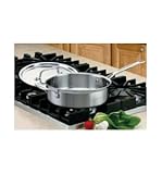 Cuisinart MCP33-30H MultiClad Pro Stainless 5-1/2-Quart Saute with Helper and Cover