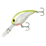 Bandit Crank 300-Series 2-Inch Pearl Chartreuse Back 8 to 12-Feet Deep Bait