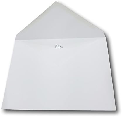 100 Luxury Thick Envelope Luxury Wedding Invitation Cards Paw Pointed Erased 162 x 229 mm C5 A5 Bright White 135g