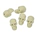 Towashine 30Pcs Mini Plastic Skull Heads Decorations for Halloween Trick Toy Accessories Party 0.79