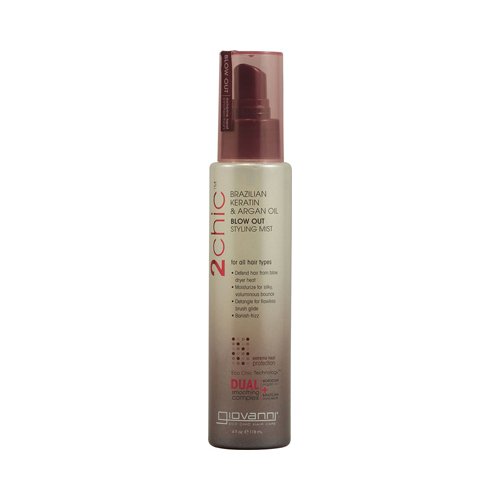 Giovanni 2chic Blow Out Styling Mist with Brazilian Keratin and Argan Oil - 4 fl oz