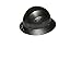 HNTE-Black/silver Fiberglass Hard Hat Safety Full Brim Helmet, Nylon Ratchet Suspension, 4-Point,