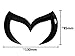 PROMOTORING For 04-09 MAZDA3 / MAZDASPEED3 EVIL 'M' REAR TRUNK EMBLEM BADGE - GLOSS BLACK