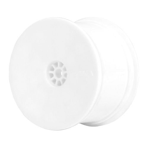 AKA Products 23101W Hexlite Racing White Assoc/Kyosho/Losi Buggy Rear Wheel, Scale 1:10