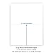 PrintWorks Professional Half Sheet Perforated Paper 8.5” x 11” - Perfect For W-2, 1099, & Statement Use - Made in the USA - 500 Sheets - 20 lb - A5 Paper - Printer Compatible - White (04116)