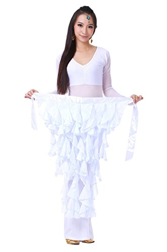 AvaCostume Egypt Tribal Dangling Hip Scarf Skirt for Belly Dancing