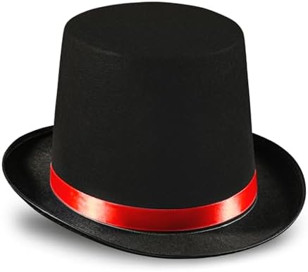 Amazon.com: Nicky Bigs Novelties Black Top Hats For Men, Magician