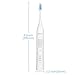 JZT Sonic Electric Toothbrush, Black