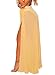 Blibea Women Beach Sarong Skirt Sheer Cover Up Side Slit Maxi Skirt One Size Yellow