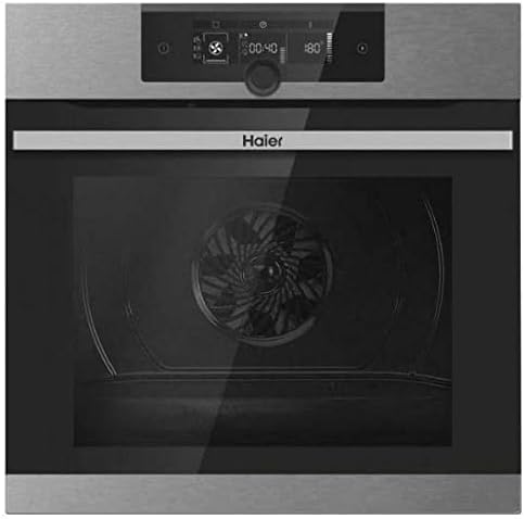 I-Turn Series 2 HWO60SM2F9XH - Forno multifunzione, pirolitico, pulizia con acqualisi o pirolisi, connettività Wi-Fi, capacità 70 l, cottura multilivello, 13 funzioni, inox e nero