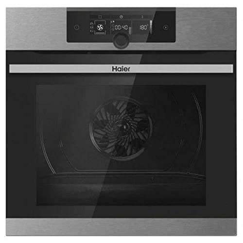 I-Turn Series 2 HWO60SM2F9XH - Forno multifunzione, pirolitico, pulizia con acqualisi o pirolisi, connettività Wi-Fi, capacità 70 l, cottura multilivello, 13 funzioni, inox e nero