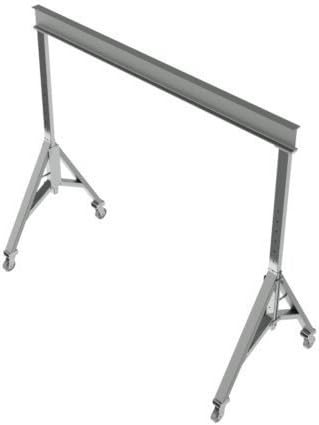 Wallace 3 Ton Steel Adj Gantry Crane 20' Span, 13'4"-16'10" Height