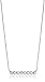 Fossil Vintage Glitz Horizontal Line Pendant Necklace