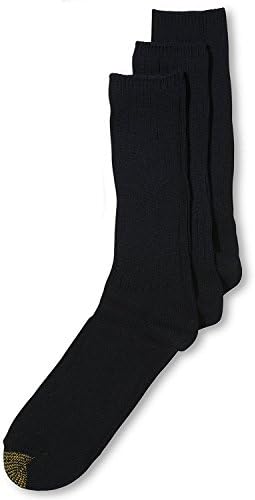 Gold Toe Premier Men's 3-Pair Cotton Fluffies