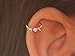 Piercing Earrings - Gold Ear Piercing - 24g Piercing Earring,thin ear piercing,Tragus Cartilage ring,small ear piercing, opal ear piercing, piercing hoop
