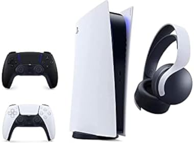 PlayStation Digital Edition Console with PS5 Extra White Pulse