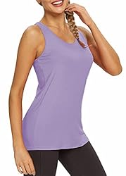 Mippo Athletic Tank Tops for Women Long Workout