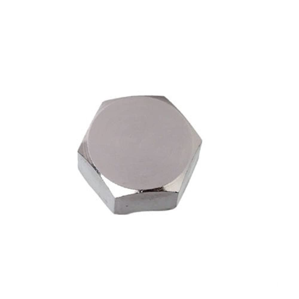 CORNAT TEC386801 1/2-inch Chrome Brass Cap