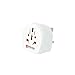 Skross World to UK Country Travel Adaptor, White