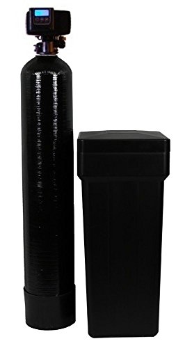 ABCwaters Built Fleck 5600sxt 48,000 Black WATER SOFTENER w/UPGRADED IRON REMOVAL + Hardness Test + Install Kit - IRON MAN SERIES