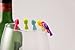 Wine Glass Markers with Colorful and Stylish Design - Set of 6 (Bird)