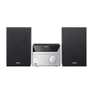 Sony CMT-SBT20B Micro-systeem met CD, FM/DAB+ Tuner, RDS, USB-ingang, Bluetooth, NFC, zilver