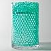 JellyBeadZ Brand - 1 Pound -Almost 30,000 Water Bead Gel -16 Ounce Heat Sealed Bag- Water Pearls Gel Beads- Weddings, Events, Centerpieces -Turquoise