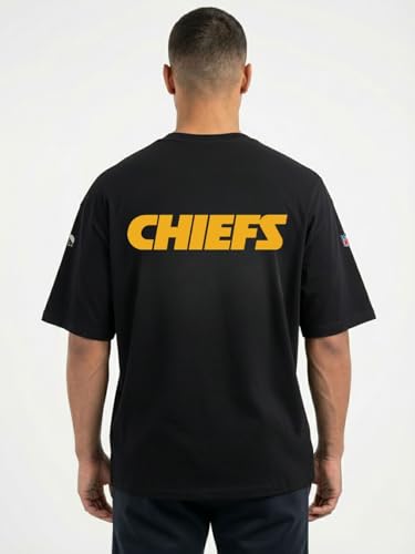 OOSC Mens Kansas City Chiefs T-Shirt, Multicolour, L EU