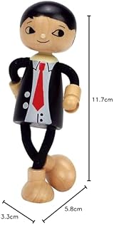 Hape E3505 Modern Family Dad Bendable Wooden Figure Toy for Kids 3+ view 5