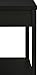 Ameriwood Home Parsons End Table with Drawer, Black
