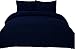 Utopia Bedding Duvet Cover King Size - 1 Comforter Cover with 2 Pillow Shams - 3 Pieces Bedding Duvet Cover with Zipper Closure - Soft Brushed Microfiber, 104 X 90 Inches (Navy)