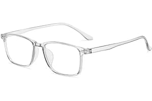 1pc Fashion Decorative Eyewear Frames, Blue Transparent Lenses Glasses for Both Men And Women