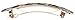 France Luxe Classic Rectangle Hair Barrette, South Sea - Classic French Design for Everyday Wear