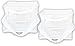Toy Organizer for Toys like Legos, Stuffed Animals, & Games. Closet Organizer, Travel and storage Bag. Clear and White, Thick and Sturdy, Zippered 10