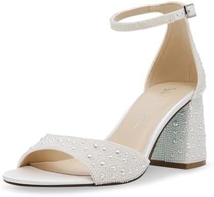 blue by betsey johnson mari block heel dress sandals Blue by Betsey Johnson Women's SB-MARI Heeled Sandal 11 Wide Champagne